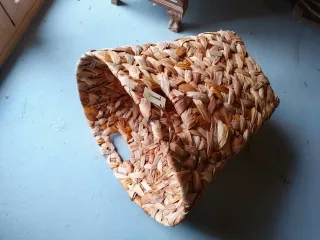 Cesto Mimbre XXL Beige y Marrón