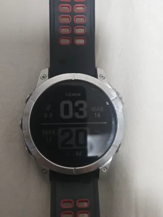 Garmin Fenix 7 Smartwatch Plata/Negro