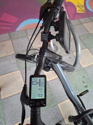 Bicicleta Eléctrica Btwin Declaton Candado Soporte