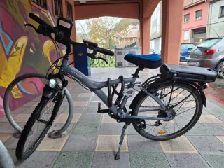 Bicicleta Eléctrica Btwin Declaton Candado Soporte