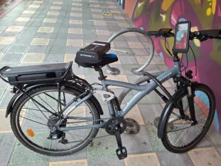 Bicicleta Eléctrica Btwin Declaton Candado Soporte