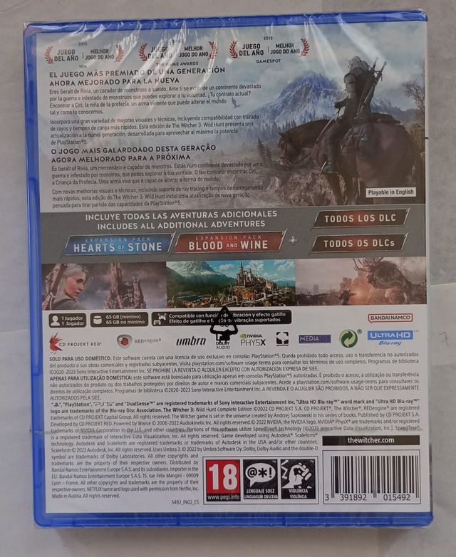 The Witcher 3 Wild Hunt Complete PS5 precintado ES