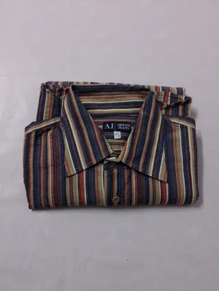 Camisa Armani Jeans Rayas Talla XL
