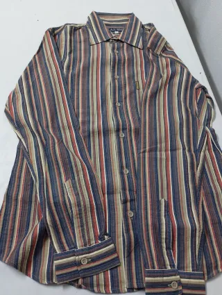 Camisa Armani Jeans Rayas Talla XL