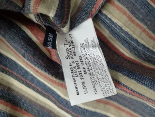 Camisa Armani Jeans Rayas Talla XL