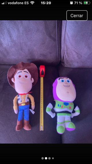 Muñecos Woody y Buzz Toy Story Disney
