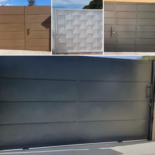 Puertas metálicas manuales y automáticas.