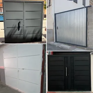 Puertas metálicas manuales y automáticas.