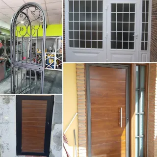 Puertas metálicas manuales y automáticas.