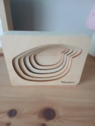 Puzzle Kindsgut infantil de madera ballenas