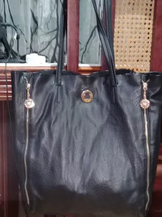 Bolso Piel Tous Negro