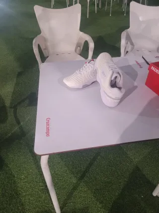 Zapatillas Padel Blancas Nuevas Set