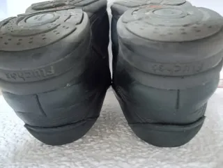 Zapatos Fluchos negros cordones