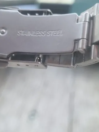 Reloj esfera Negra Plateado