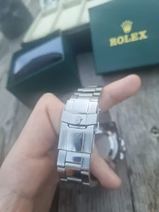 Reloj esfera Negra Plateado