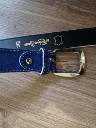 Cinturone da Uomo Blu Taglia 100