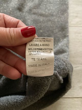 Abito donna grigio con M