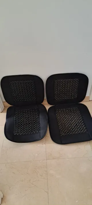 Fundas Asiento Coche Cuentas Madera (5 uds)