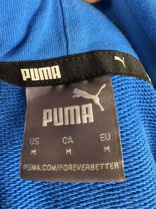 Sudadera Puma Azul con Capucha