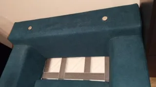 Sillón Cama Plegable Azul