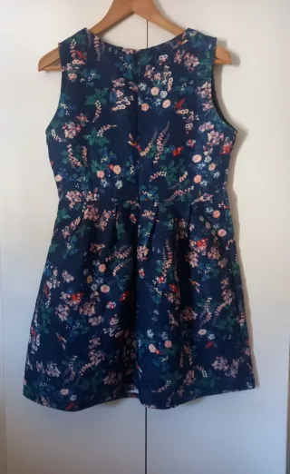 Vestido con estampado y relieve MoniEco