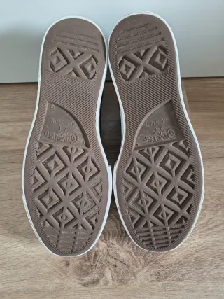 Converse con plataforma talla 39 color negro