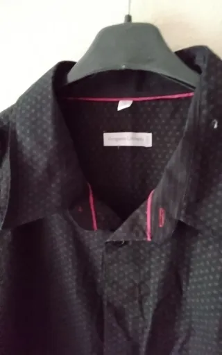 Camisa Negra Hombre Talla 4XL