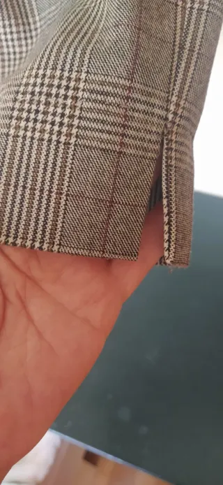 Pantalón cuadros Zara Talla M