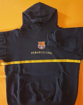 Sudadera FC Barcelona Talla L Azul Marino