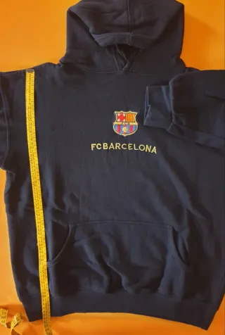 Sudadera FC Barcelona Talla L Azul Marino