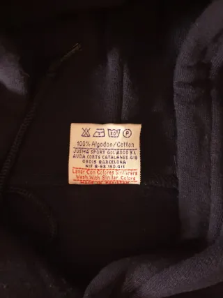 Sudadera FC Barcelona Talla L Azul Marino