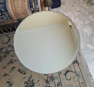 Tavolino rotondo specchio