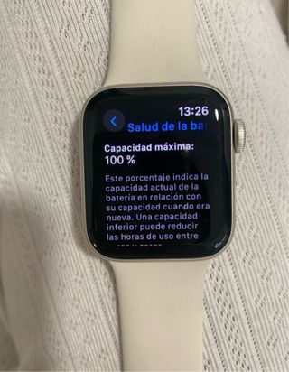 Apple Watch SE 2ª gen 40mm GPS Plata/Blanco