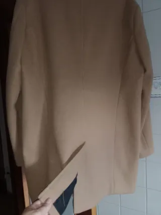 Abrigo beige talla L