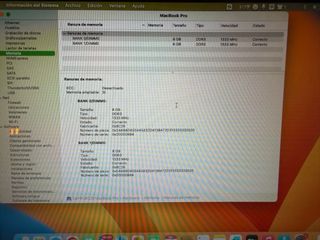 MacBook Pro 13 (2011) 16GB RAM SSD+HD ratón apple