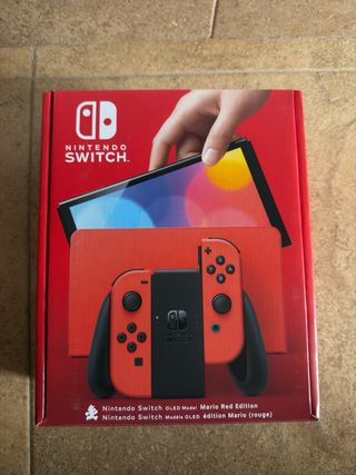 Nintendo Switch OLED Edición Mario + 5 Juegos