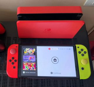 Nintendo Switch OLED Edición Mario + 5 Juegos