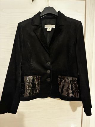 Completo velluto nero Cristinaeffe