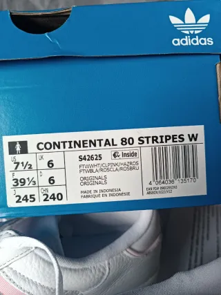 Zapatillas Adidas Continental 80 Mujer