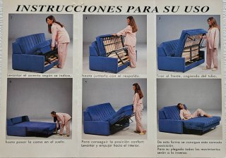 Sofá cama 170 cm ancho. Cama 150cm anch x 190 larg