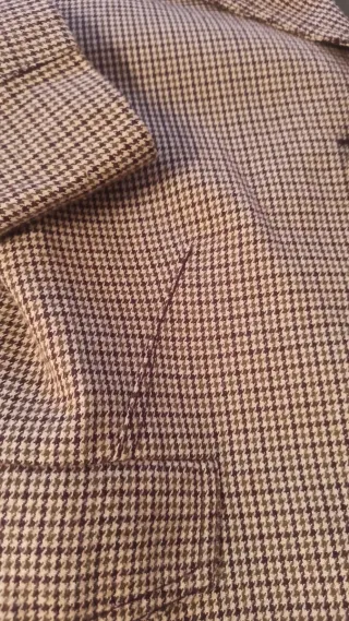 Blazer Zara Marrón Cuadros