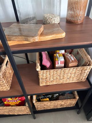 Estantería FJÄLLBO Negra/Madera