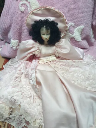Bambola porcellana vintage da collezione