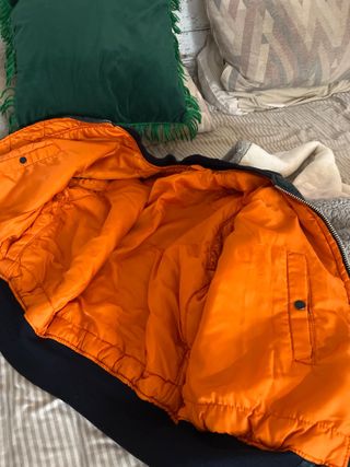 Chaqueta Bomber Alpha Industries Verde Naranja