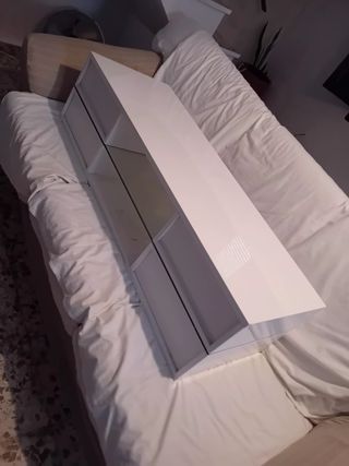 Mueble TV alta calidad madera y cristal