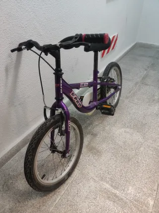 Bicicleta Infantil Bpro JR16 Morada