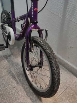 Bicicleta Infantil Bpro JR16 Morada