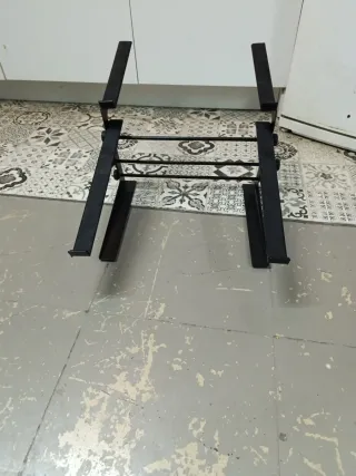 Soporte Mezcladora + Portátil Negro