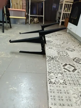 Soporte Mezcladora + Portátil Negro