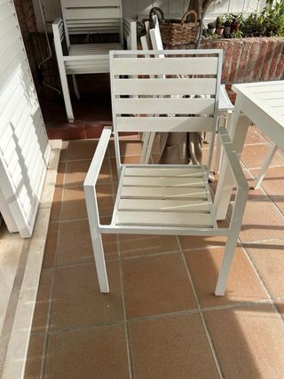 Mesa y 6 Sillas Exterior Madison du Monde